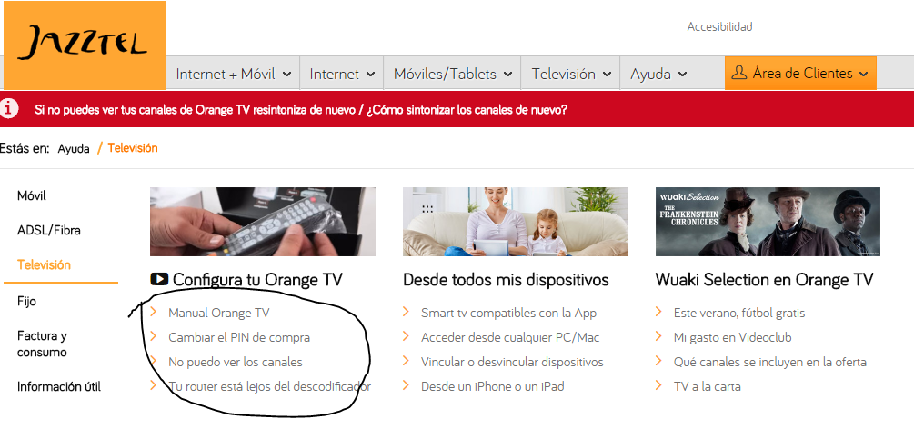 Web Jazztel