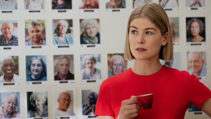 I Care A Lot: Rosamund Pike as “Martha”. Photo Cr. Seacia Pavao / Netflix