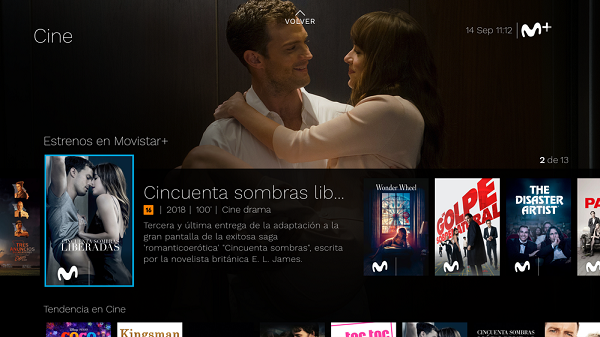 Movistar+ lanza su nueva interfaz para SmartTV