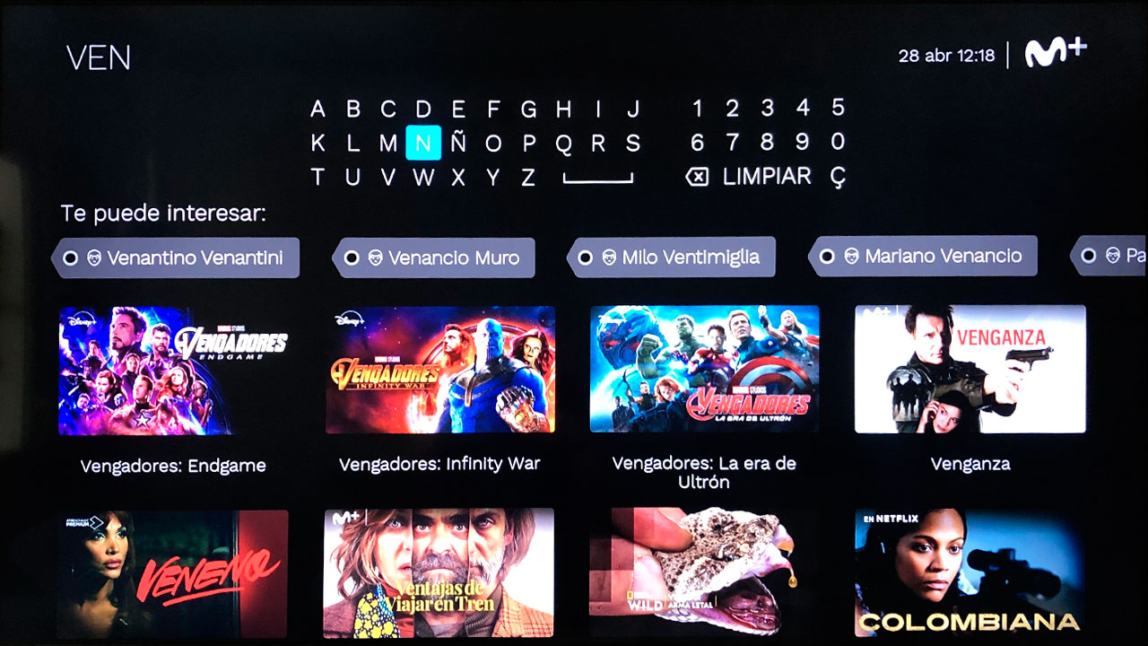 Disney+ buscador Movistar+
