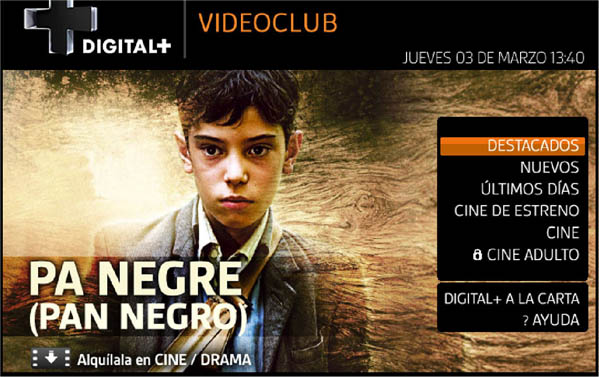 Digital+ abre su Videoclub Digital+ abre su Videoclub