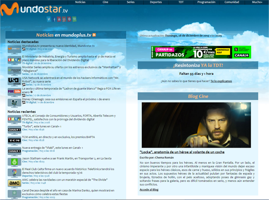 Mundoplus.tv presenta su nueva identidad, Mundostar.tv