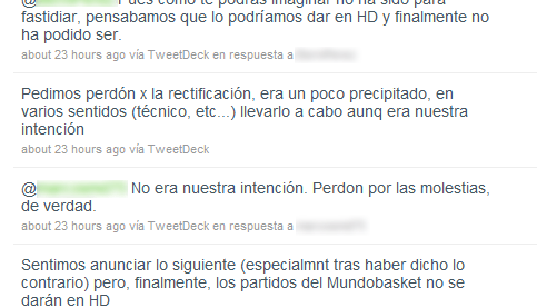 La Sexta crea falsas expectativas en Twitter sobre el Mundial en TDT HD y después dice que se refería a HDweb