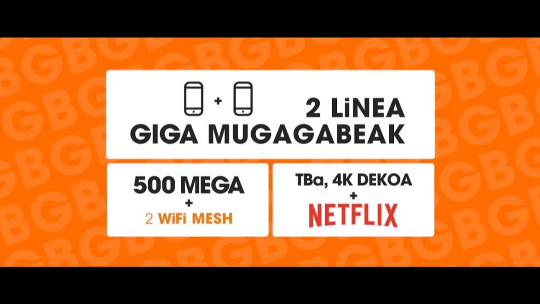 Euskaltel OSOA Infinity Netflix