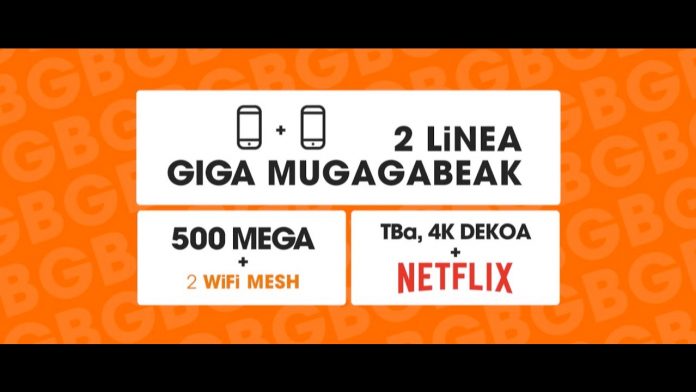 Euskaltel OSOA Infinity Netflix