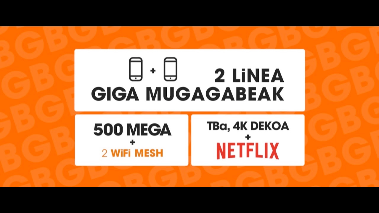 Euskaltel OSOA Infinity Netflix