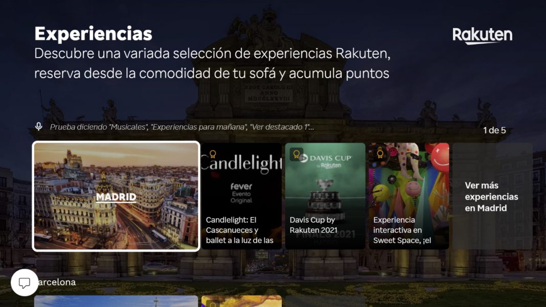 Rakuten Living App en Movistar+