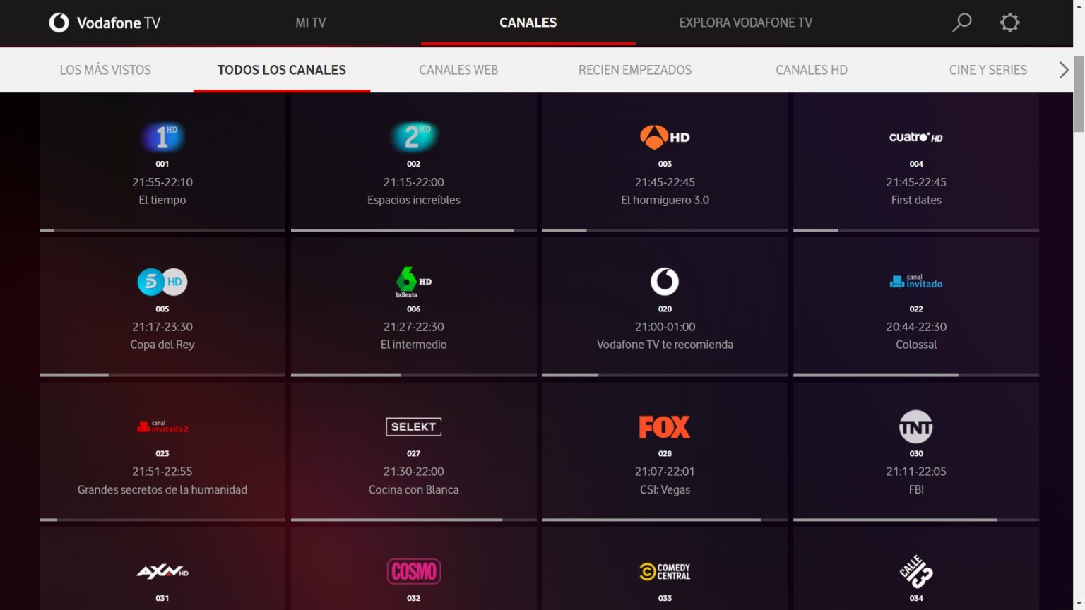 Nuevas Funcionalidades En Tu Vodafone TV Online Mundoplus tv