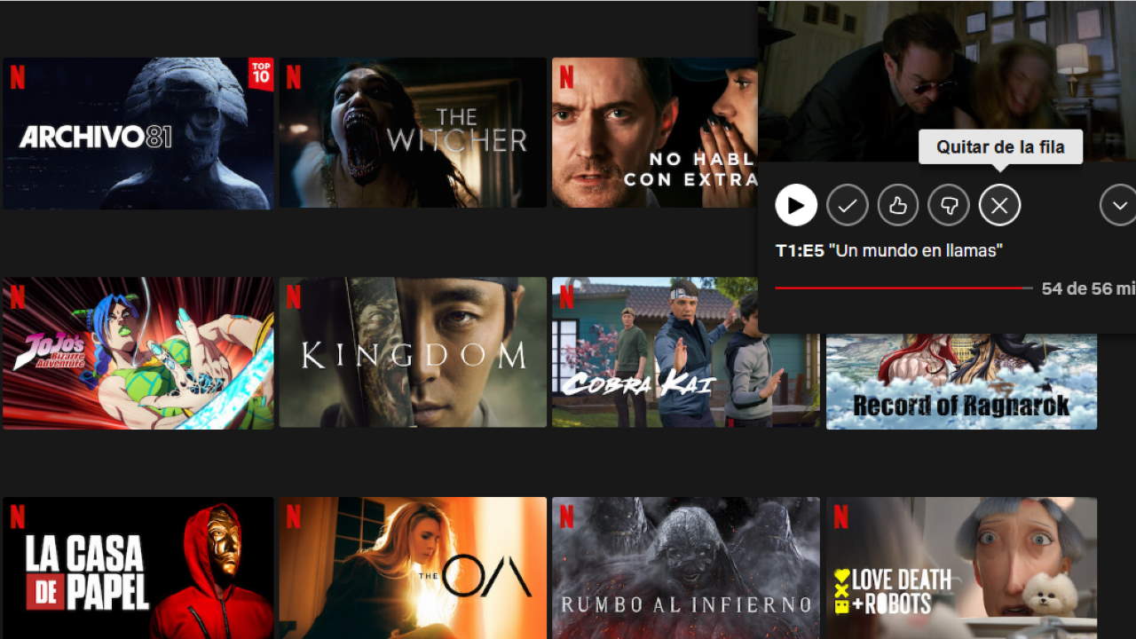 Netflix Seguir viendo