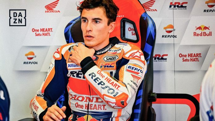 DAZN_Marc Márquez en el test de Misano