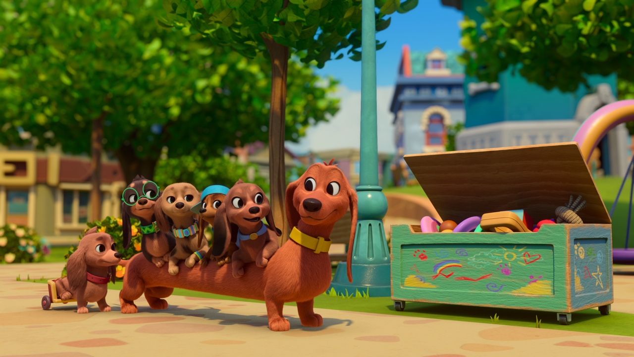 Pretzel y sus cachorros