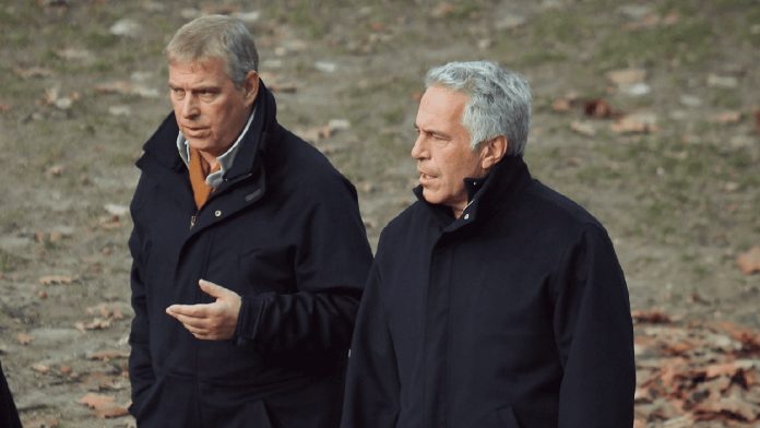 Príncipe Andrés y Jeffrey Epstein - AMC CRIME