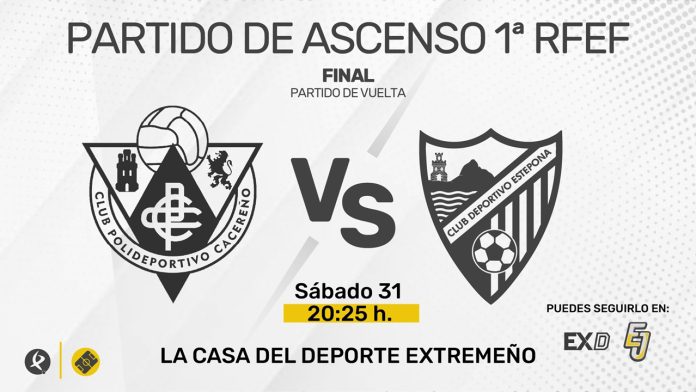 El Cacereño se juega el ascenso a Primera Federación y se vive en Canal Extremadura