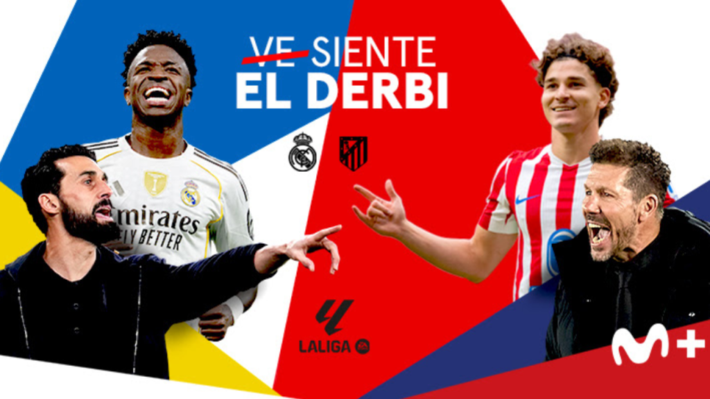 Real Madrid - Atlético de Madrid: el derbi madrileño en Movistar Plus+ ...