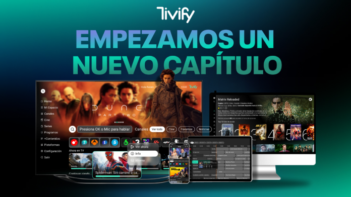 Tivify interfaz